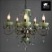 Подвесная люстра Arte Lamp Onyx Green A9592LM-5AB