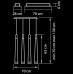 Подвесная люстра Lightstar Punto 807062