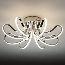 Потолочный светодиодный светильник Eurosvet Lilium 90079/8 хром