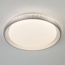 Потолочный светодиодный светильник Eurosvet Glow 40016/1 LED серебряный